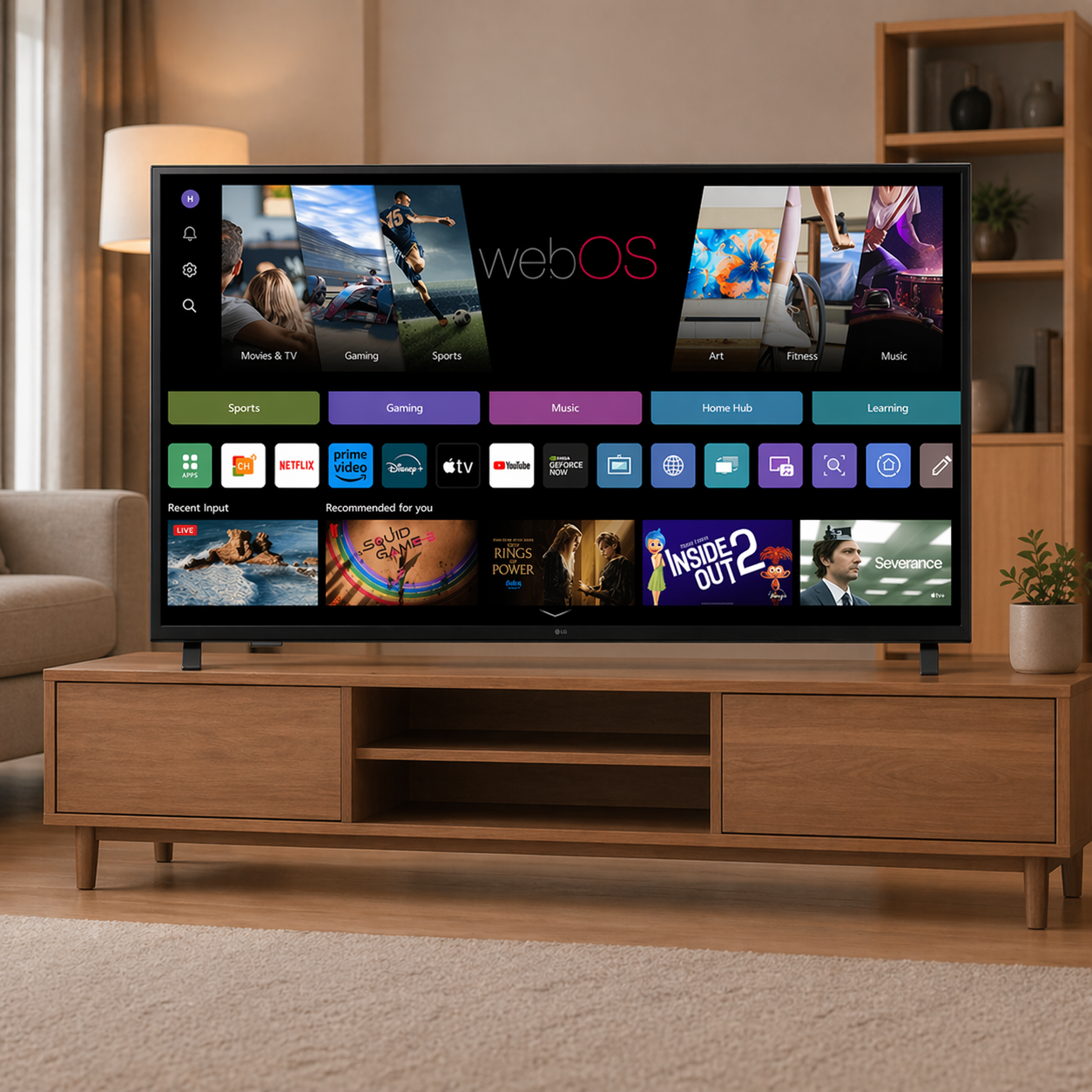 Телевизор LG 43UA74003LB, 43" 4K UltraHD TV 4K 3840x2160