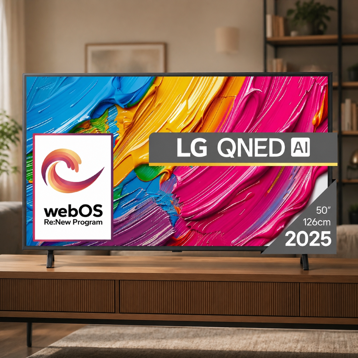Телевизор LG 50QNED80A3A, 50" 4K QNED HDR Smart TV 3840x2160