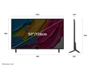 Телевизор LG 50QNED80A3A, 50" 4K QNED HDR Smart TV 3840x2160