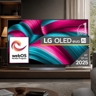 Телевизор LG OLED48C51LA, 48" UHD OLED evo, 4K 3840 x 2160