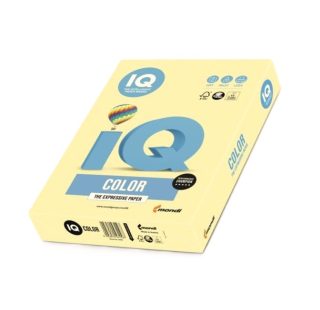 Цветна хартия MONDI IQ Color A4 500 л. 80 г/м² YE23 пастелно жълто