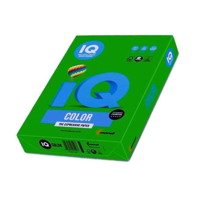 Цветна хартия MONDI IQ Color A4 500 л. 80 г/м² DG47 тъмнозелен