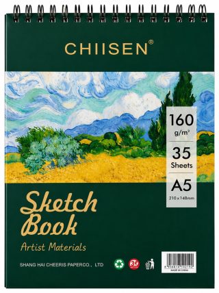 Скицник А5 Sketch book 160 гр, 35 листа