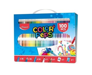 Комплект за рисуване MAPED Color Peps, 100 части