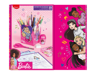 Комплект за рисуване Maped Barbie, 35 части