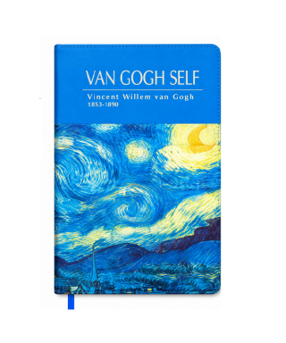 Тефтер 5/19 см. с магнит 9502-14 Van Gogh - The Starry Night