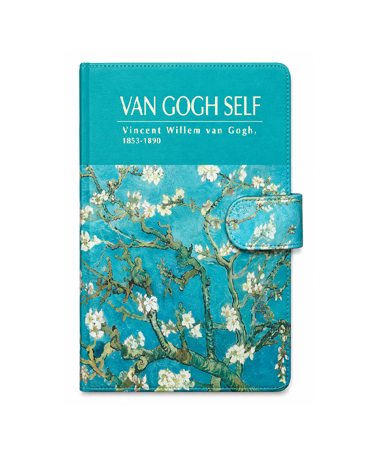 Тефтер 12.5/19 см. с магнит 9502-14 Van Gogh - Van Gogh - Almond Blossoms