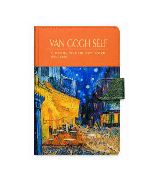 Тефтер 5/19 см. с магнит 9502-14 Van Gogh - Café Terrace at Night