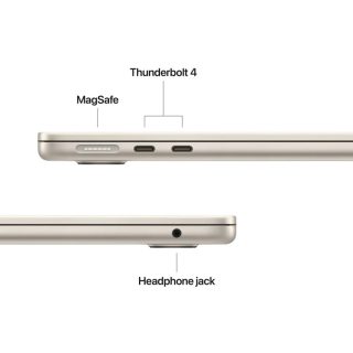 Лаптоп Apple MacBook Air 13.6: Apple M5 chip with 10-core CPU, Starlight