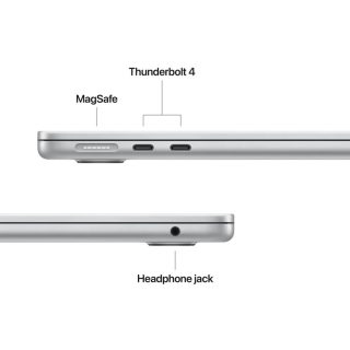 Лаптоп Apple MacBook Air 13.6: Apple M5 chip with 10-core CPU, Silver