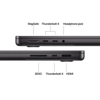 Лаптоп Apple 14-inch MacBook Pro: Apple M5 chip with 10-core CPU, 16GB, 1TB SSD - Space Black