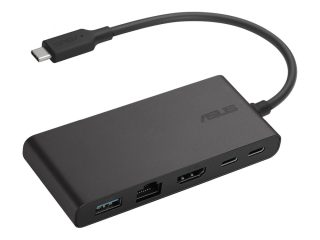Докинг станция Asus DC200 DUAL 4K USB-C DOCK, Black