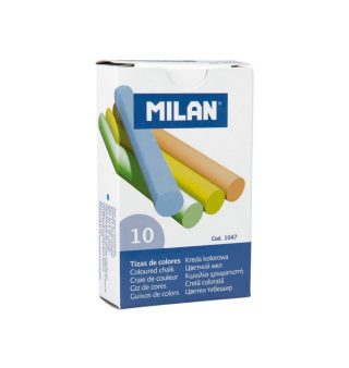 Тебешир Milan 10 бр. цветен