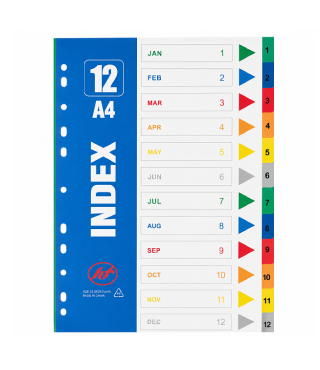 Разделител 12 цв. PVC PY-12