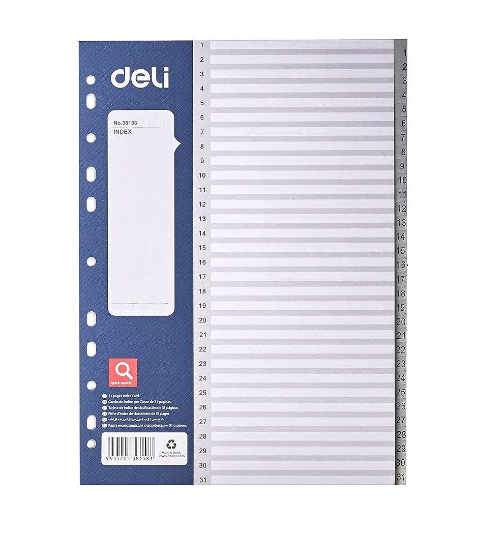 Разделител Deli Start Plus 1-31 38158