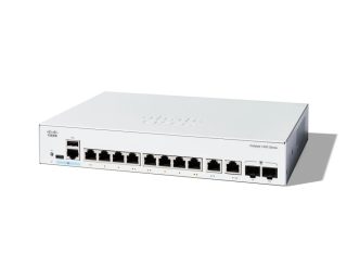 Cisco Catalyst 1200 8-портов Gigabit комутатор, външно захранване, 2x1G Combo